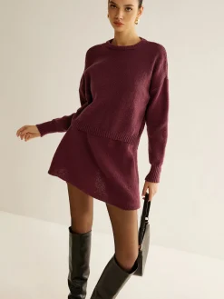 Minimalist Plain Soft Sweater Co-ords