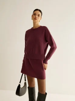 Minimalist Plain Soft Sweater Co-ords