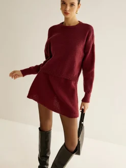 Minimalist Plain Soft Sweater Co-ords
