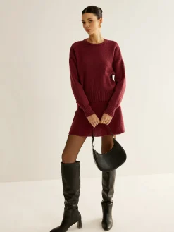 Minimalist Plain Soft Sweater Co-ords