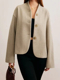 Minimalist Regular Fit Button Cardigan