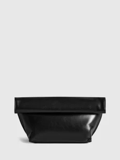 Minimalist Rolled Edge Envelope Clutch Bag