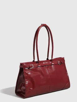 Minimalist Top Handle Tote Bag