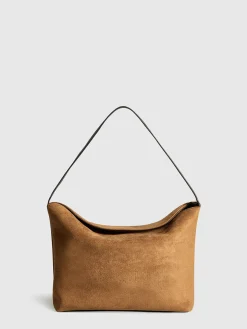 Minimalist Zipper Pillow Shoulder Bag