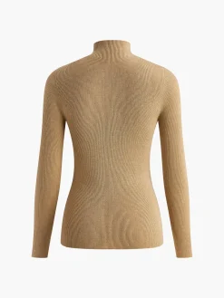 Mock Neck High Stretch Sweater