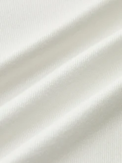 Mock Neck Piping Slim T-Shirt