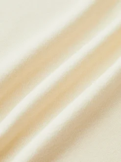 Mock Neck Wave-Piping Jersey Top