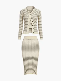 Musical Notation Stripe Three Piece Set