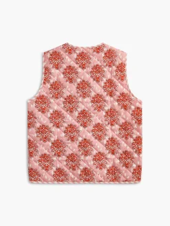Nuboheme Printed Tie Front Vest