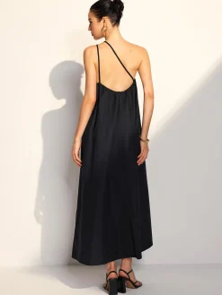 One Shoulder Backless Long Dress