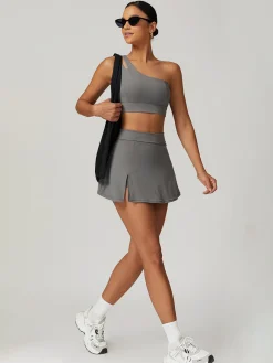 One-Shoulder Quick-Drying Sports Bra