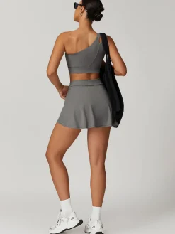 One-Shoulder Quick-Drying Sports Bra