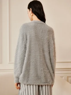 Oversize Furry Cardigan