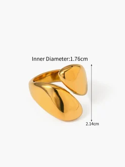 Oversize Heart Love Ring