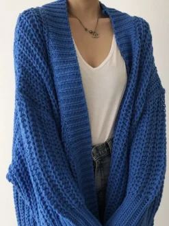 Oversize Split Knit Outerwear