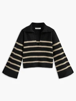 Oversize Striped Pullover Sweater