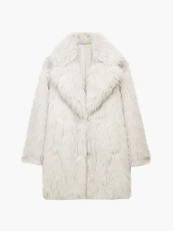 Oversized Fuzzy Women Faux Fur Coat