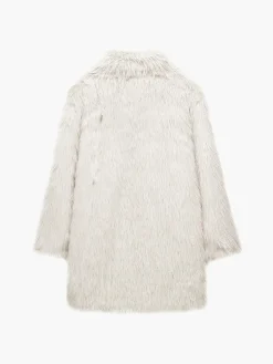 Oversized Fuzzy Women Faux Fur Coat