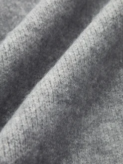 Oversized Open Collar Cardigan