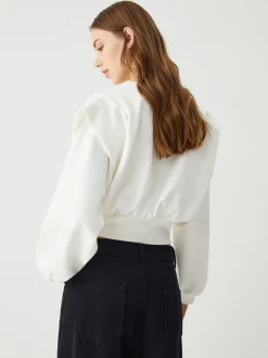 Oversized Solid Long Sleeve Blouse