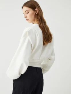 Oversized Solid Long Sleeve Blouse