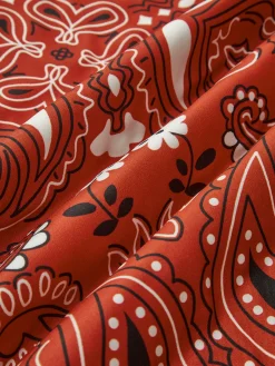 Paisley Printed Tie Front Vest