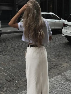 Parisian Slit Maxi Skirt