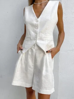 Paros Cover Up Two Piece Shorts Set