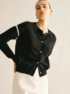 Patchwork Button Down Cardigan
