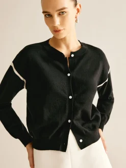 Patchwork Button Down Cardigan