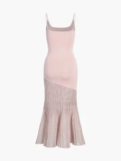 Patchwork Cami Long Sweater Dress