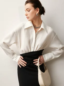 Patchwork Split Polo Dress
