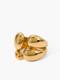 1pc Asymmetrical Chunky Open Ring