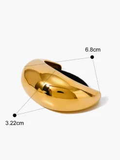 1pc Golden Elastics Hair Tie