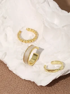 3pcs Round Luxury Rings