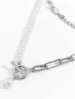 Pearl Saturn Necklace