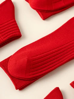 Pinstripe Mid-Calf Socks