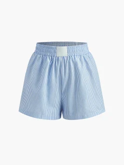 Pinstripe Thin Shorts