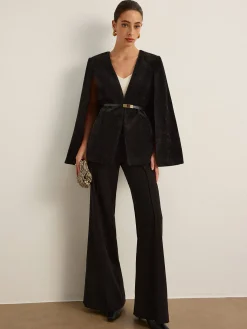 Piping Bootcut Pants
