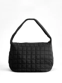 Plaid Large Puffer Shoulder Cloud Bag