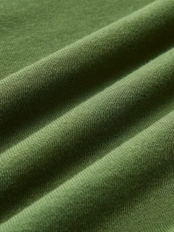 Plain Cotton Split Sweatshirt