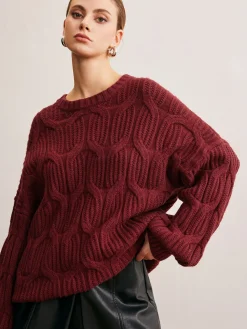 Plain Draped Pullover Sweater