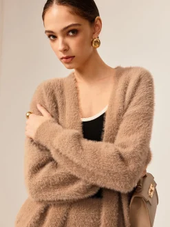 Plain Fuzzy Cozy Sweater Co-ords
