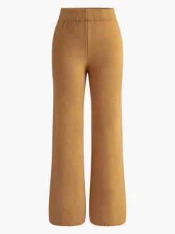 Plain Mock Neck Three-Piece Sweater Pants Set