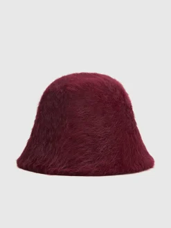 Plain Rabbit Fur Bucket Hat