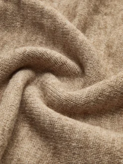 Plain Turtleneck Knit Pants Set