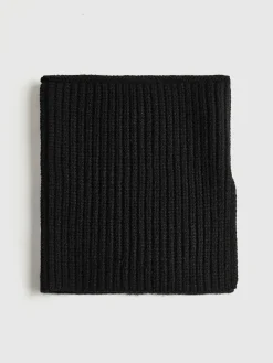 Plain Turtleneck Split Windproof Scarf