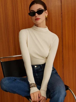 Plain Warm Jersey Top