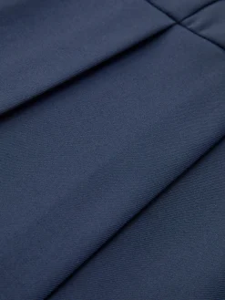 Pleated Panel Polo Dress