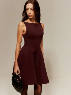 Pleated Pockets Tank Short Dress